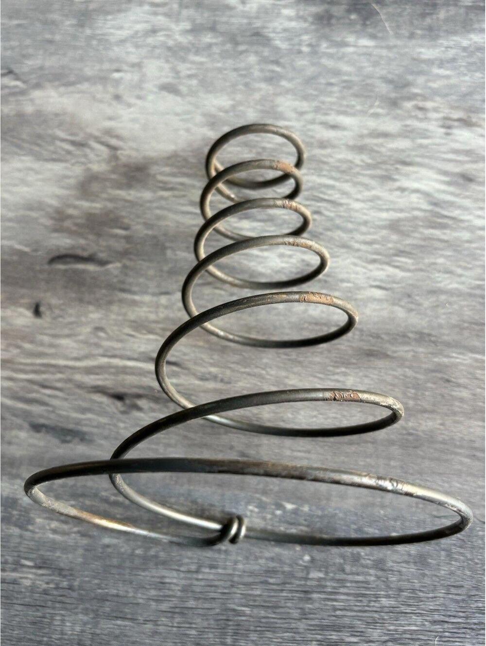 Set of 9 Vintage Metal Coil Springs tornado bed frame for primitive decor